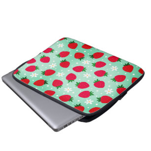 Red Strawberry Blume Geburtstagsparty für sie Laptopschutzhülle