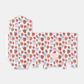 Red Strawberry Favor Box Geschenkschachtel (Ungefaltet)