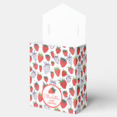 Red Strawberry Favor Box Geschenkschachtel (Geöffnet)