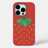 RED STRAWBERRY FRUIT GIRL Case-Mate iPhone HÜLLE (Rückseite)