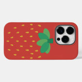 RED STRAWBERRY FRUIT GIRL Case-Mate iPhone HÜLLE (Rückseite (Horizontal))