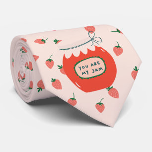 Red Strawberry Jam Krawatte