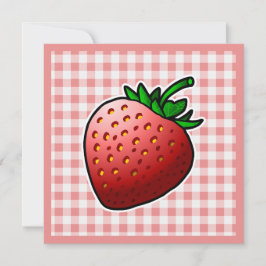 Red Strawberry Mütter Day Karte