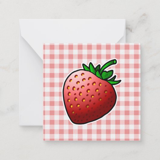 Red Strawberry Mütter Day Mitteilungskarte (Vorderseite)