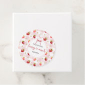 Red Strawberry Pink Kariert Danke Berry Much Geschenkanhänger (Beispiel)