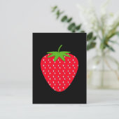 Red Strawberry. Postkarte (Stehend Vorderseite)
