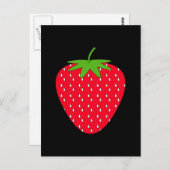 Red Strawberry. Postkarte (Vorne/Hinten)