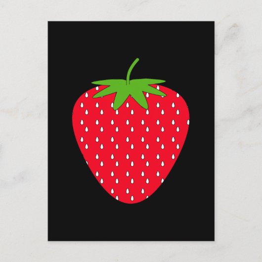 Red Strawberry. Postkarte (Vorderseite)
