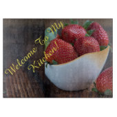 Red Strawberry Schneidebrett (Vorderseite)