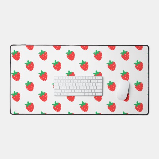 Red Strawberry Schreibtischunterlage (Tastatur & Maus)