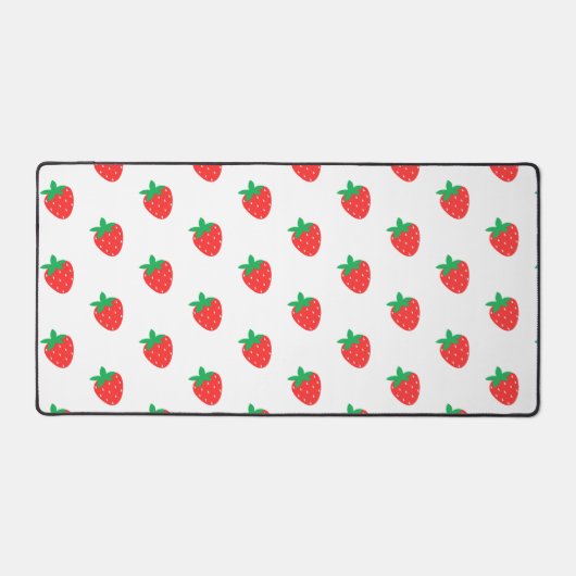 Red Strawberry Schreibtischunterlage (Vorderseite)