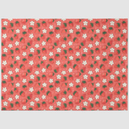 Red Strawberry Seidenpapier