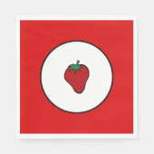 Red Strawberry Serviette (Vorderseite)