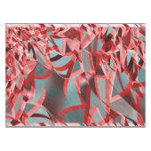 Red streaks over blue or gray, drizzled image tischdecke (Vorderseite (Horizontal))