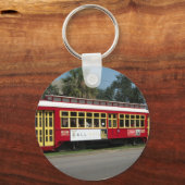 Red Streetcar Schlüsselanhänger (Vorderseite)