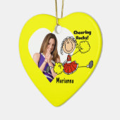 Red Strichmännchen Cheerleader Ornament (Links)