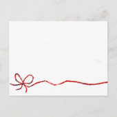 Red String of Fate 2024 Postkarte (Vorderseite)