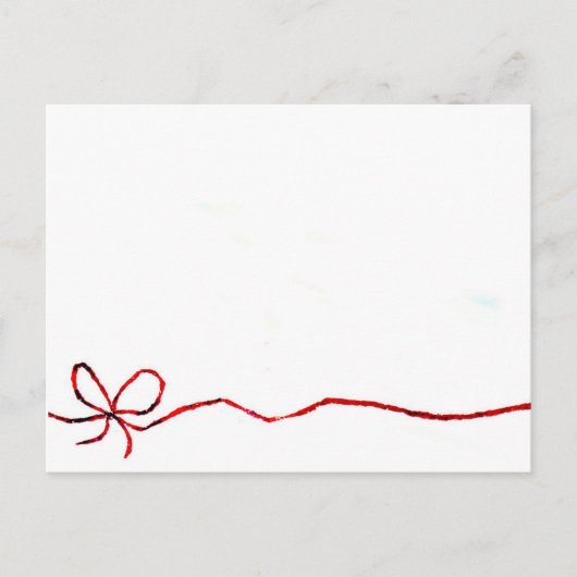 Red String of Fate 2024 Postkarte (Vorderseite)