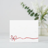 Red String of Fate 2024 Postkarte (Stehend Vorderseite)