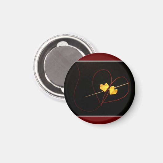 Red String of Fate Magnet (Vorderseite/Rückseite)