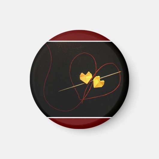 Red String of Fate Magnet (Vorne)