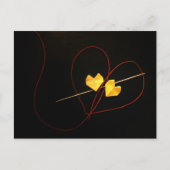 Red String of Fate Postkarte (Vorderseite)