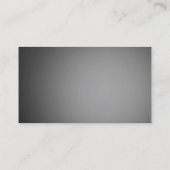 Red Strip Black Attraktive Charming Business Card Visitenkarte (Rückseite)