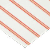 Red Strip Holiday Tablecloth - Vintager Stil Tischdecke (Schrägansicht)