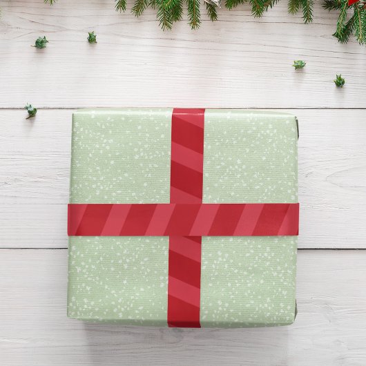 Red Strip Muster Einfache Weihnachten Satinband