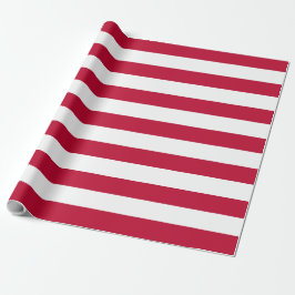 Red Striped American Flag Muster Weihnachten Geschenkpapier