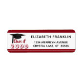 Red Striped Class 20XX | Editierbare Farbe (Vorne)