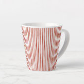 Red Stripes Christmas Milchtasse (Rechte Ecke)
