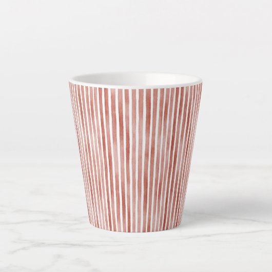 Red Stripes Christmas Milchtasse (Vorderseite)