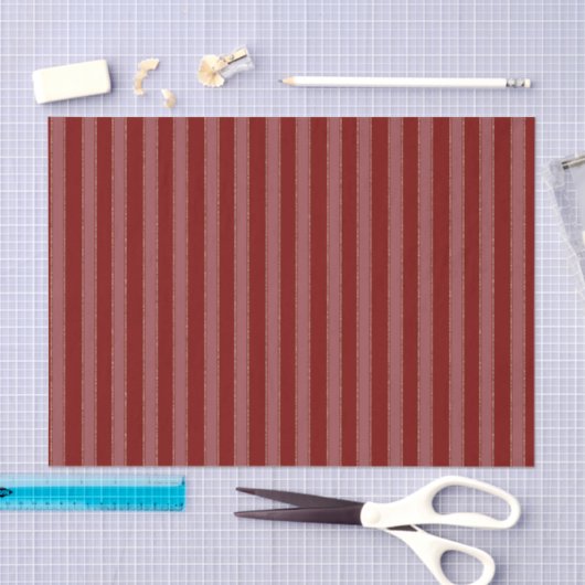Red Stripes Christmas Seidenpapier (Handwerk)