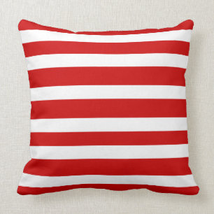 Red Stripes Nautical Inspiriert Kissen