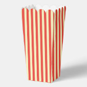 Red Stripes Popcorn Geburtstagsparty Geschenkschachtel (Vorderseite)
