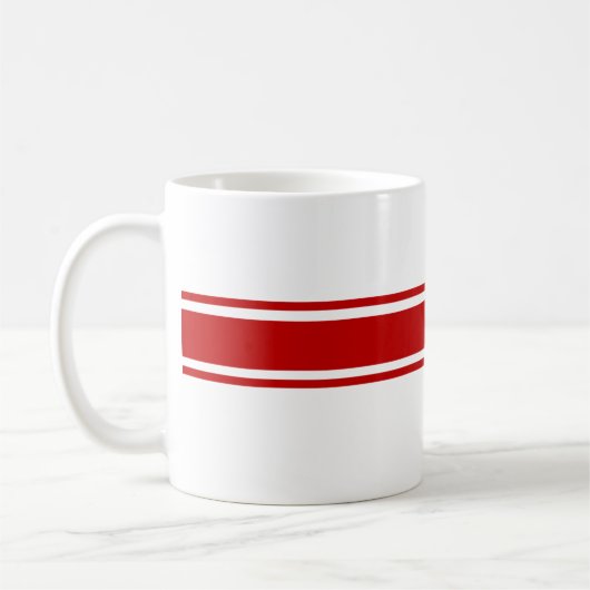 Red Stripes Tasse (Links)