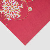 Red Stylish Frohe Weihnachten Seidenpapier (Ausschnitt)