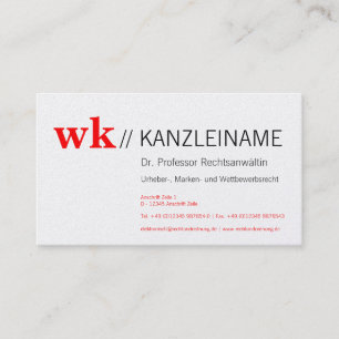 Red Stylist Modern Business Cards Visitenkarte