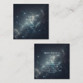 Red Subtle sanfter Glitzer Hintergrund Quadratische Visitenkarte (Vorne/Hinten)