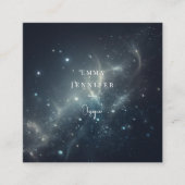 Red Subtle sanfter Glitzer Hintergrund Quadratische Visitenkarte (Vorderseite)