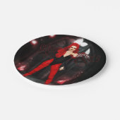 Red Succubus Pappteller (Schrägansicht)
