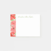 Red Summer Poppies Post-it Klebezettel (Vorderseite)