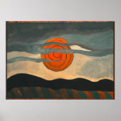 Red Sun | Arthur Dove | Poster (Vorne)