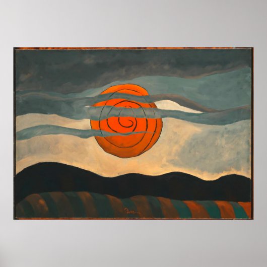 Red Sun | Arthur Dove | Poster (Vorne)