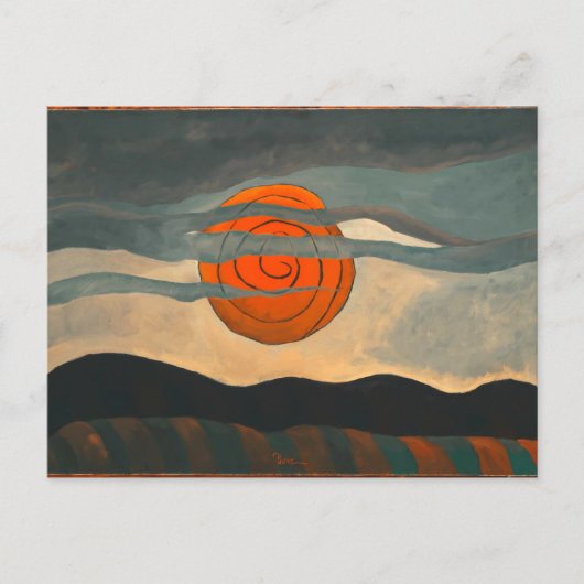 Red Sun | Arthur Dove | Postkarte (Vorderseite)