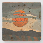 Red Sun | Arthur Dove | Steinuntersetzer (Vorderseite)