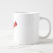 Red Sun Cheer Mascot Jumbo-Tasse (Rechts)