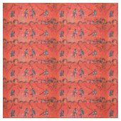 Red Sun Dancers Aborigine Fabric Stoff (Muster)