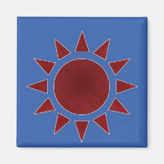 Red Sun Magnet (Vorne)